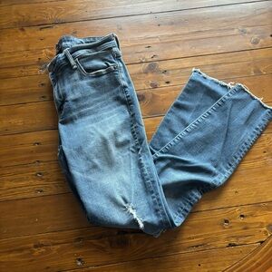 Abercrombie & Fitch Harper Ankle Jeans Classic Denim